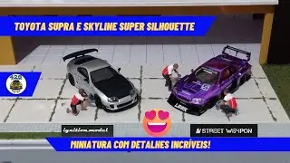 Toyota supra da ignition model e Nissan skyline super silhouette da street weapon!