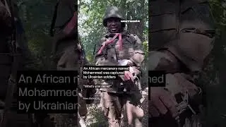African Mercenary Was Captured by Ukrainian Soldiers #warinukraine