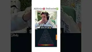 People are not Addicted They Are Dedicated!!.#stake  #xqc  #roulette #shorts #short #viral #casino