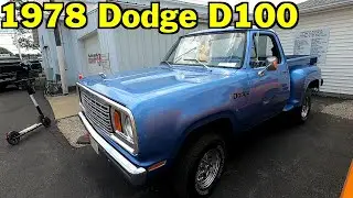1978 Dodge D100 Truck At Ohio Vintage Truck Show 2024