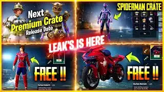 GET FREE SPIDERMAN SUIT ||BGMI 1.8 NEXT PREMIUM CRATE LEAKS PUBG || NEXT PREMIUM CRATE RELEASE DATE