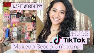 💄 Распаковка и свотчи набора из 100 косметических средств Lucky Makeup Scoop из TikTok! Стоило ли оно того? 🤔 | Simply Rose Lynne