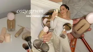 COZY GRWM + New Makeup Review | Honest First Impressions