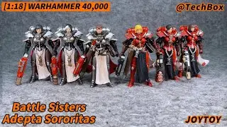Joytoy Warhammer 40K, Adepta Sororitas, The Argent Shroud Sisters & The Bloody Rose Sisters, 1/18