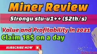 StrongU STU-U1++ (52Th/s)|Decred miner value |specifications & profitability about StrongU STU-U1++