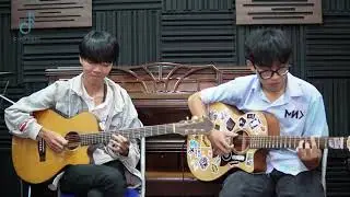Isn't She Lovely - Guitar song tấu | Học vi&ecirc;n Minh Khang - Gv Hồng &Acirc;n