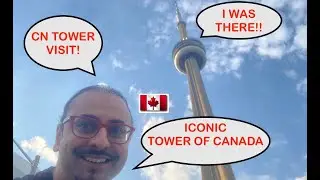 CN Tower Vlog| Modern Wonders of World in Canada|Best Skyline View of Toronto|Toronto Iconic Tower|