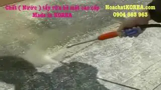 Tẩy rửa vệ sinh bề mặt với M&aacute;y phun rửa &aacute;p lực cao