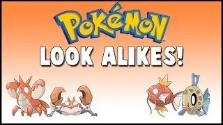 Pokemon That Look Similar To Eachother!