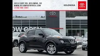 Black 2014 Nissan JUKE SV Review Kelowna BC - Kelowna Toyota