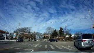 Driving in Woonsocket, Rhode Island and Bellingham, Massachusetts