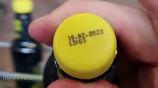 LINX 8920 industrial inkjet printer  - printing best before on plastic bottles