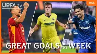#UEL Great Goals Matchday 2 | Pellegrini, Sørloth, Paquetá...