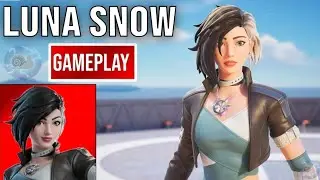 New Luna Snow Skin Gameplay (Fortnite)