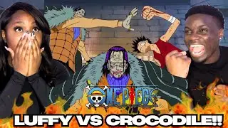 LUFFY VS CROCODILE!! ONE PIECE EPISODE 123-124 REACTION/DISCUSSION