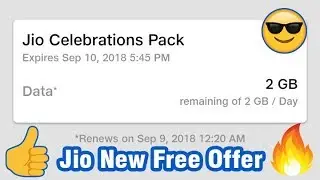 Jio Celebration Pack| Jio New Offer Free Jio Data Again | Technical360