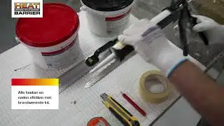 Heat Barrier: Brandwerend afdichten koper  of staalleiding &ndash; ruime sparing