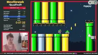 Quickie World 2 (Any%) - Sub Hour Run - 00:27:26 (SMW Kaizo)