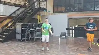 6 ball speed juggling Former World Record - Matan Presberg