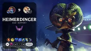 Heimerdinger Support vs Lux - KR Master Patch 13.22