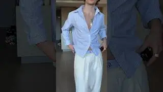 The perfect Amalfi inspired cropped button up shirt #mensfashion #shirt #shirts #pants