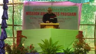 Mission Awareness program by A .D. Arength Sunday evening service