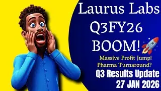 Laurus Labs Q3 FY26 Results | Profit Surges 179% 🔥 | Revenue, PAT & EPS Explained