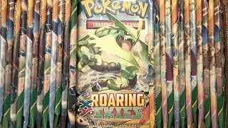 Quality verification on 36 Roaring Skies Pokemon booster packs | Weight verifications