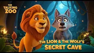 Leo the Lion 🦁 and the Wolf&rsquo;s Secret Cave 🐺 | A Story of Courage and Friendship | The Talking Zoo
