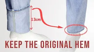 Best Jeans Cutting and Hemming tutorial [New  2024]