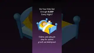 Children Need SLEEP  #health #sleep #shorts #children