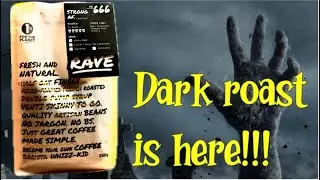 Rave Strong AF 666 dark roast coffee- trick or treat? | Halloween special!