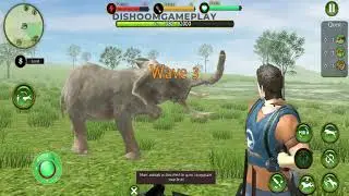 Lost Island Jungle Adventure Hunting Game Android Gameplay Elephant Vs Tiger #15