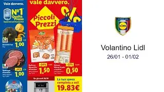 Volantino Lidl  26/01 - 01/02