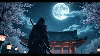 Shrine Beneath the Moon | Japanese Ninja Night Music for Deep Calm & Reflection