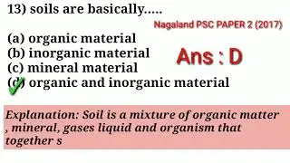 MCQ on Soil Types of Formation | Soil Mechanics | 20 MCQ | Civil Govt Exam