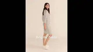 Brigitte dress 🇫🇷 #frenchstyle #stripedress #ootd #parisstyle