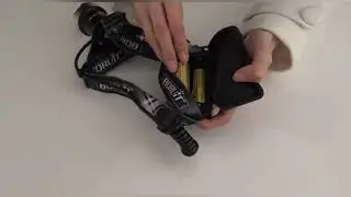 B13 BORUiT Black Shell Aluminum Alloy High Power Zoom Waterproof Rechargeable LED Headtorch