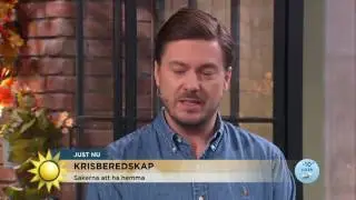 Har du rätt krisberedskap hemma? - Nyhetsmorgon (TV4)