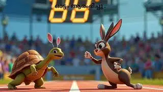 KIDS BEDTIME STORY MALAYALAM ,ആമയും മുയലും