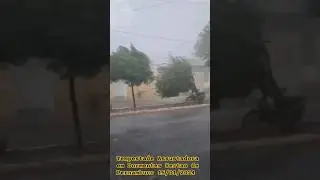 🇧🇷 TEMPESTADE ASSUSTADORA EM DORMENTES SERT&Atilde;O DE PERNAMBUCO 15/01/2024