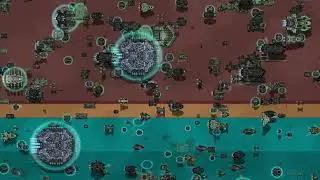 RustNet mega parade (Major Experimentals mod, Rusted Warfare)