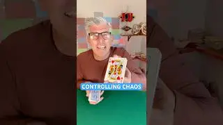 Chaos and control. #MagicTrick #CardTrick #CarTricks