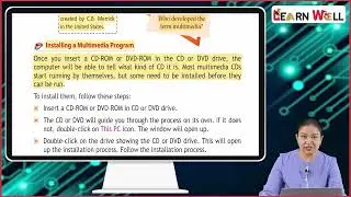Ch 8 | Learn Well Books | Computer | Class 05 | Multimedia  | For children