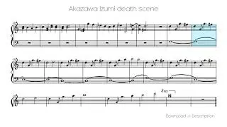 🎶 Akazawa Izumi Death Scene 🎸🎸