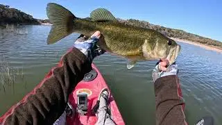 Winter fly fishing on Lake Travis