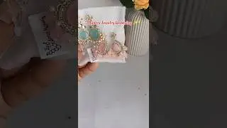 So elegant & budget friendly 😍#myntrahual#asmr#shorts#earrings #unboxing #ytshorts #viralvideo#fyp