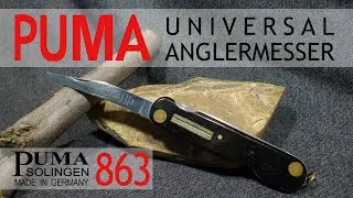 Puma Messer 863, Anglermesser, Solingen, Flohmarkt, Puma Knives, Taschenmesser, Fischen, Angeln