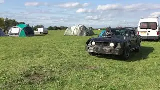 Mad Max Style Mustang with Airgun on hood