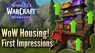 WoW Housing - First Impressions! Decor Vendors? Tutorial? Feeling Overwhelmed?!